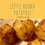 Little round potatoes