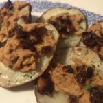 hummus potato skins