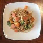 Thai peanut noodle stir fry