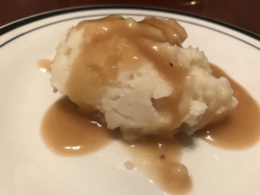 easy instant vegan gravy over mashed potatoes
