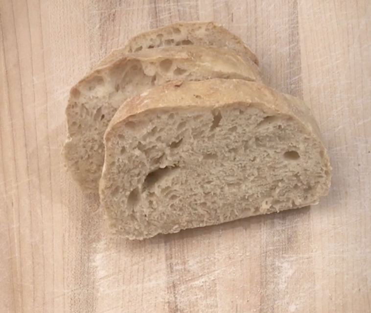 artisan bread slices